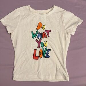 princess polly white baby tee